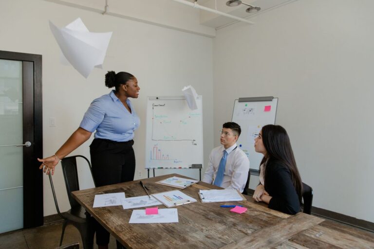 Small Business Owner Strategy Meeting